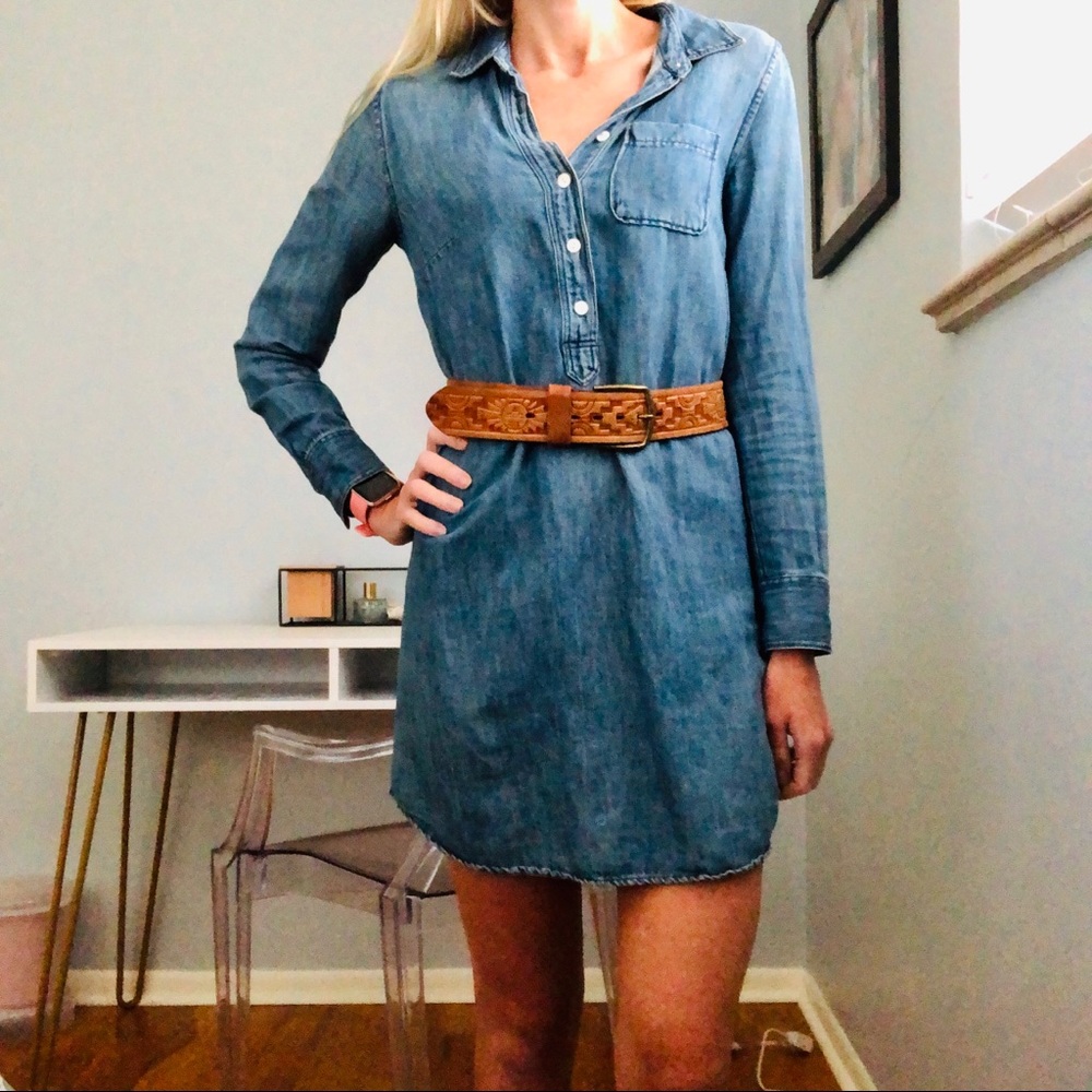 J. Crew Denim Shirt Dress Tunic
